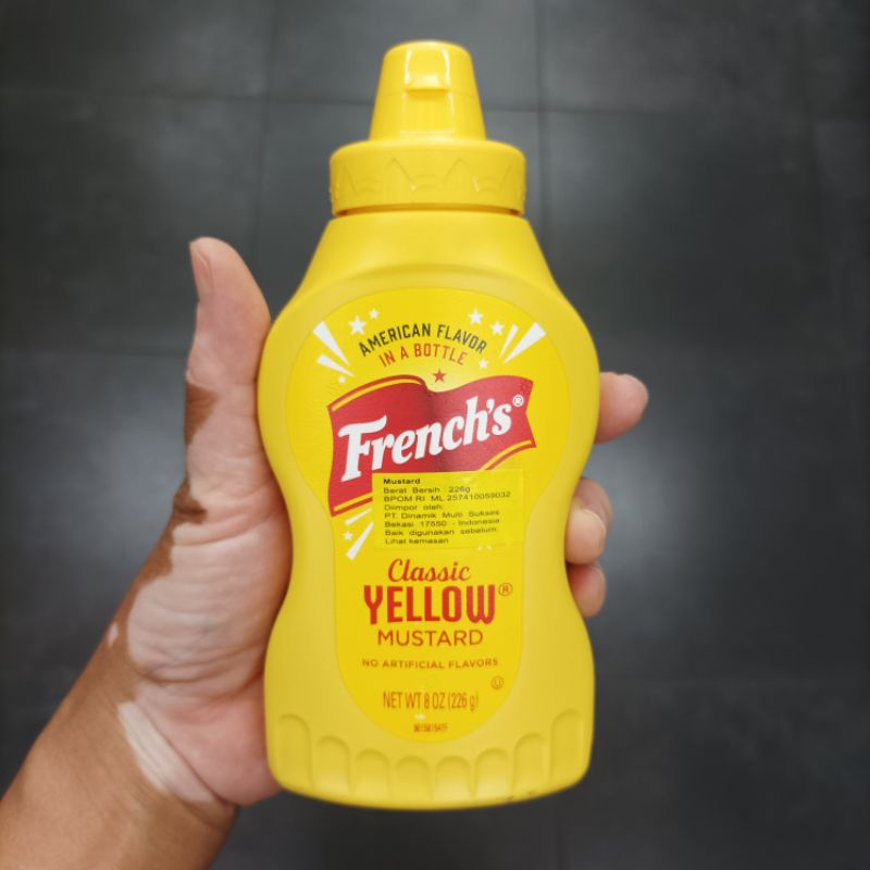 

French'S Squeeze American Mustard 8 oz 226gr