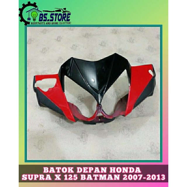 BATOK DEPAN SUPRA X 125 BATMAN MERAH 2007 2008 2009 2010 2011 2012 2013 MERAH | FRONT HANDLE COVER SUPRA X 125 ATMAN 2007 2008 2009 2010 2011 2012 2013 TOTOK DEPAN SUPRA X 125 2007-2013  |MERK WIN