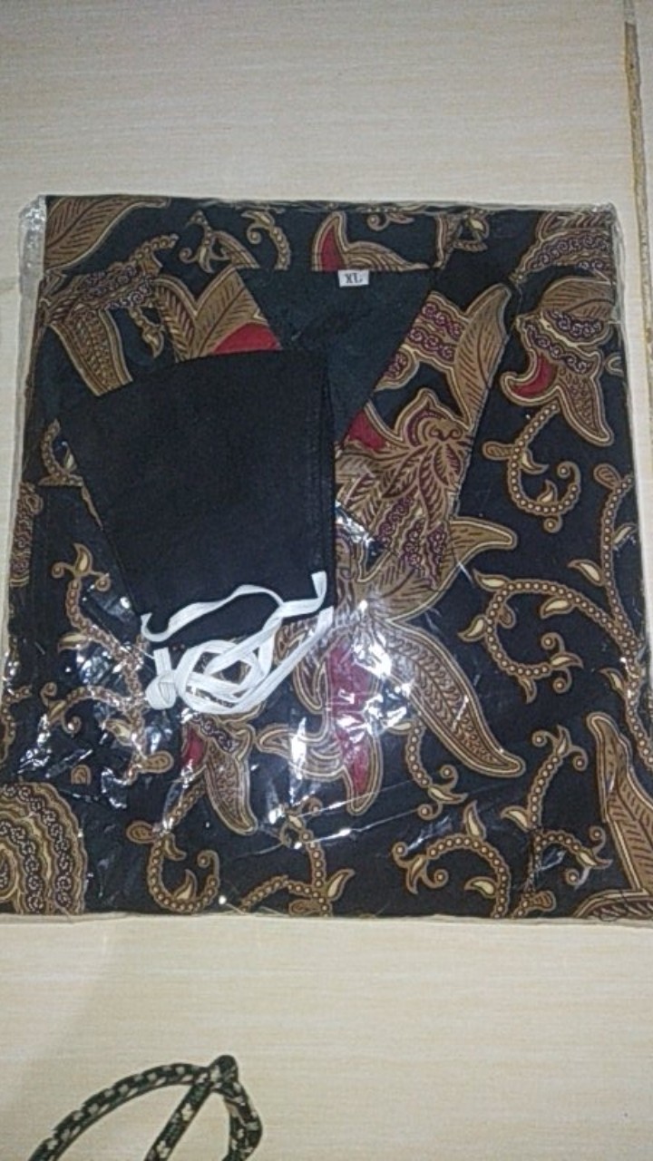 ✅new Krisnamukti Kemeja Batik Pria Lengan Panjang