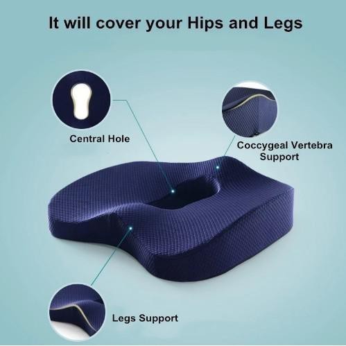 Bantal Sandaran Kursi Terapi Orthopedic - Punggung Lumbar Cushion