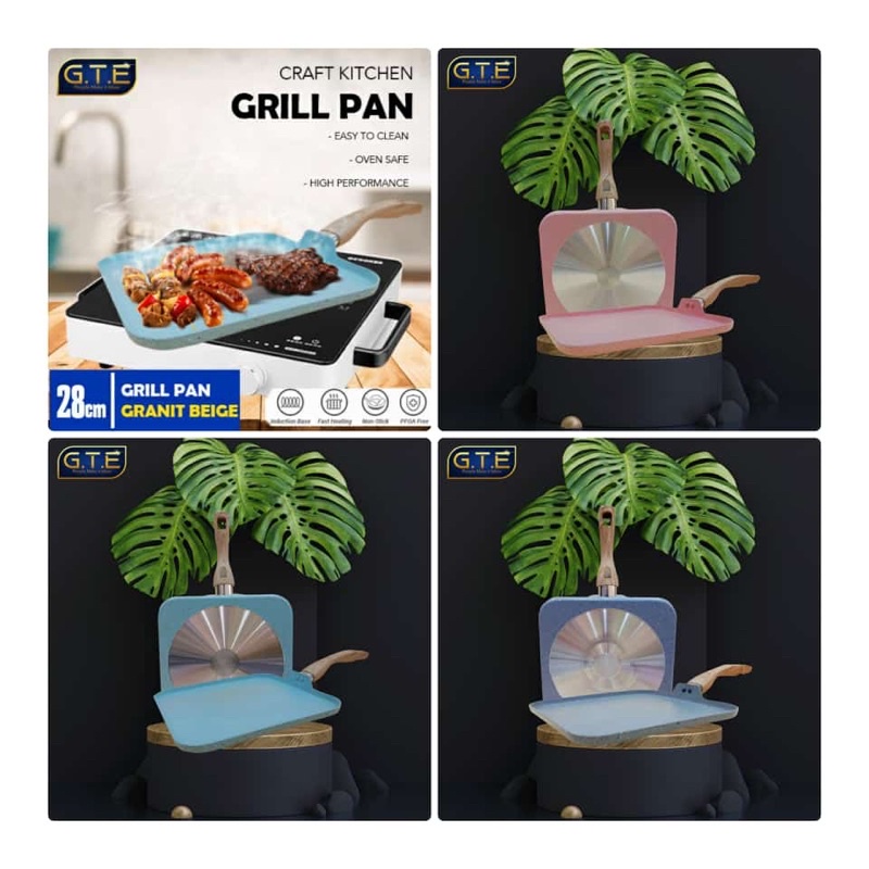 panci panggang/ panggang/ grill pan/ pan / bbq / grill pan GTE