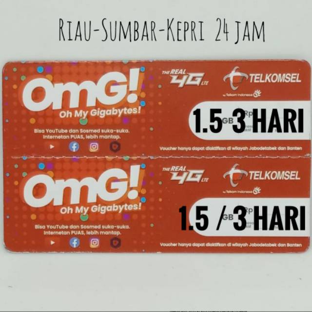 Voucher Telkomsel 1 5gb 2gb Dan 2 5gb Untuk Riau Sumbar Kepri Khusus Zona 2 Kirim Voucher Fisik Shopee Indonesia