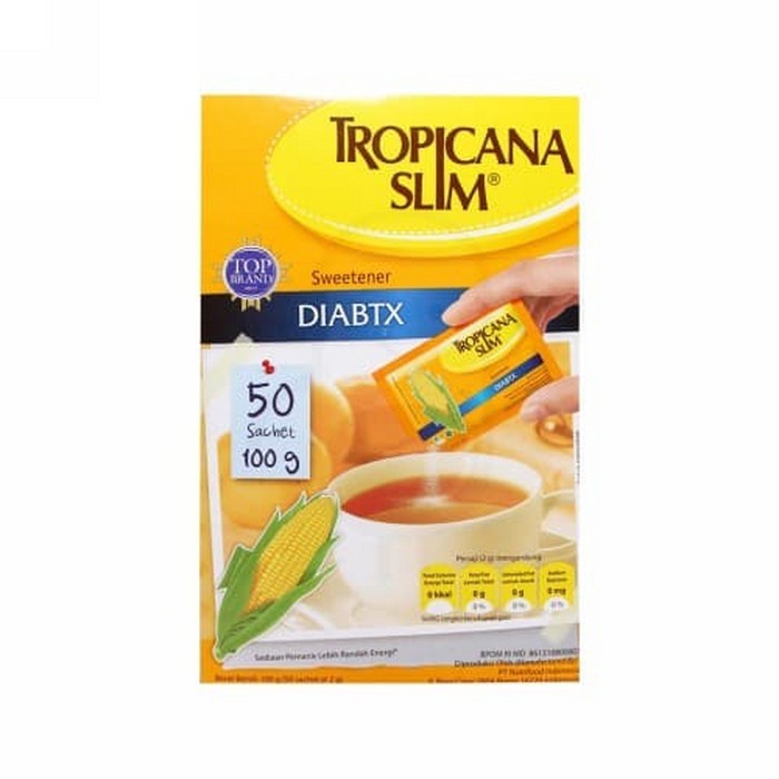 

TROPICANA SLIM SWEETENER DIABTX 25 SACHET 50GRAM & 50 SACHET 100GRAM