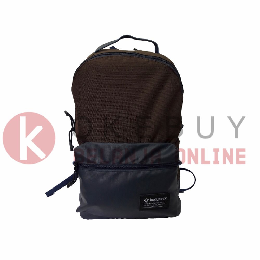 Tas Ransel Bodypack 2853 Brown - Tas Backpack - Tas Fashion Harian