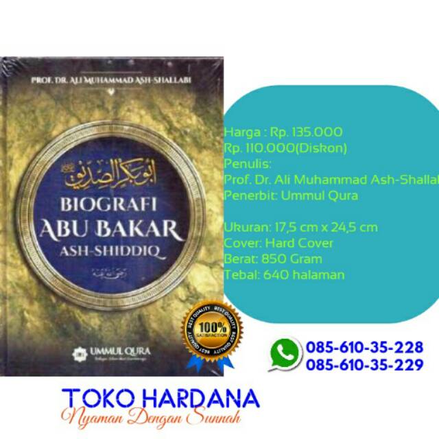 Biografi Abu Bakar Ash Shiddiq
