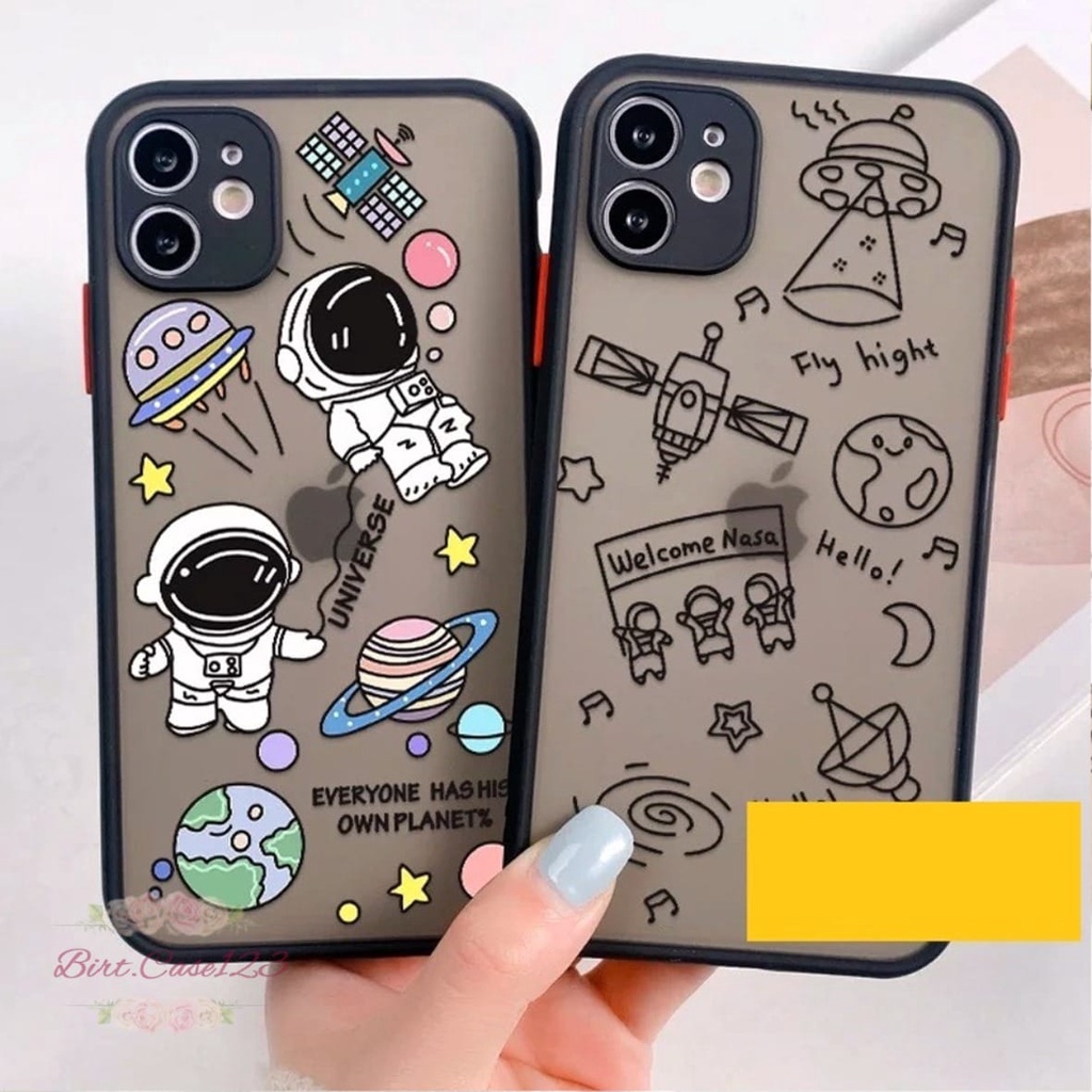 SOFTCASE DOVE HYBRID CUSTOM WELCOME NASA OPPO VIVO SAMSUNG REALME XIAOMI IPHONE INFINIX FOR ALL TYPE BC6580