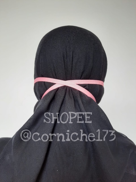 LIMITED EDITION - Plaid Tosca Masker Hijab M-26 (Reversible) variasi Pin