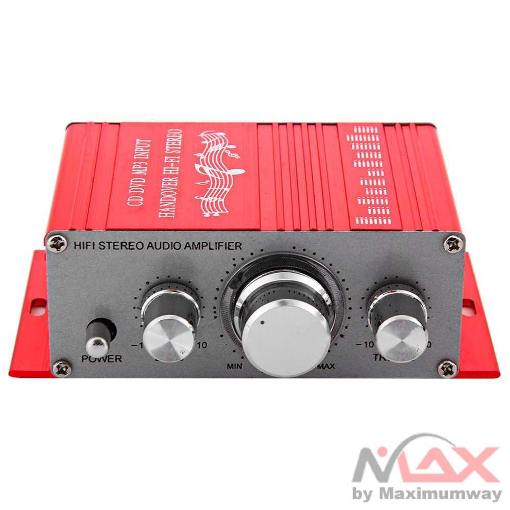 HIGH QUALITY - 100% ORI Power Ampli Amplifier Mini HiFi Stereo Power Amplifier Treble Bass Booster Hi-Fi Stereo Amplifier Speaker 2 channel 20W - HY-2001