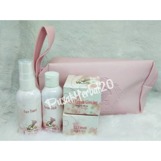 WGS Paket Glowing (Whitening Glossy Skincare)
