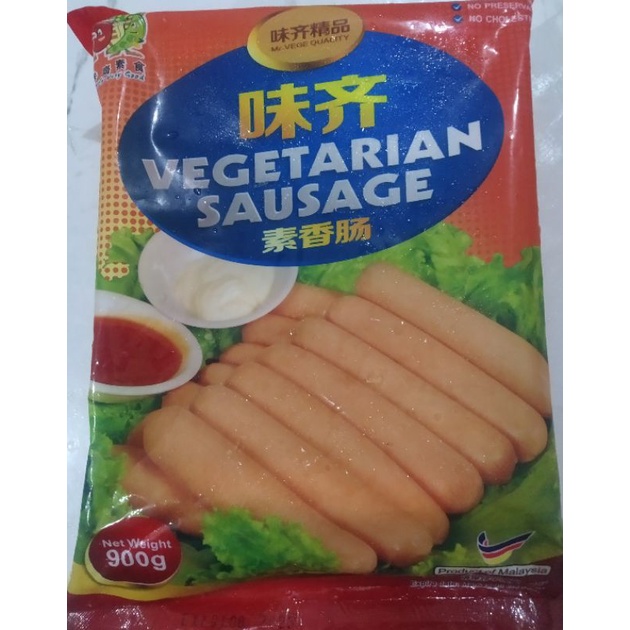 

vegetarian sausage/sosis 香肠 900g / frozen food vegetarian