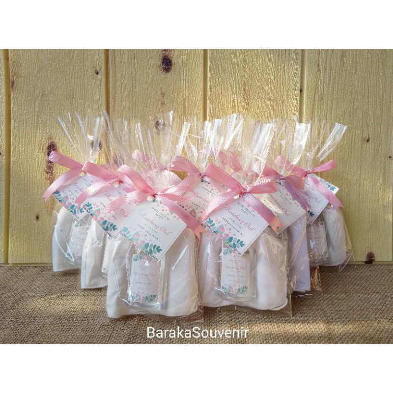Souvenir hand sanitizer 60 ml 60ml & masker 2 lapis pernikahan khitan ultah