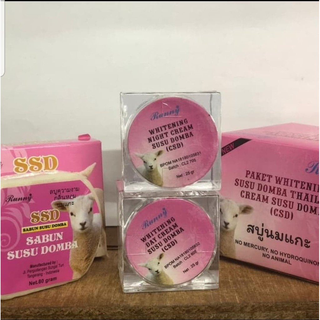 [ BPOM ] PAKET CREAM SUSU DOMBA 30gr ORIGINAL BPOM by RUNNY - CSD ORI