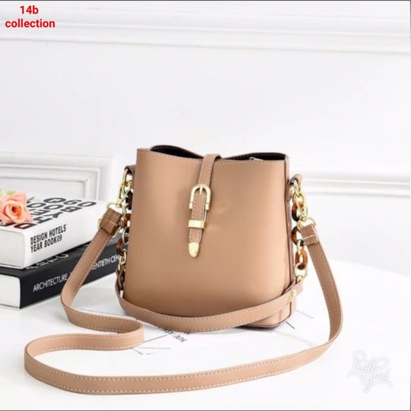 BELT BAGS tas selempang kulit wanita tas rantai tas polos wanita tas kulit wanita elegant simple