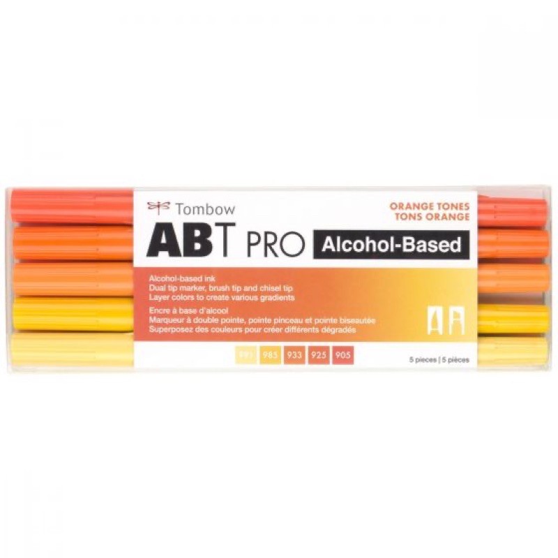 

Tombow ABT Pro, Orange Tones Set 5