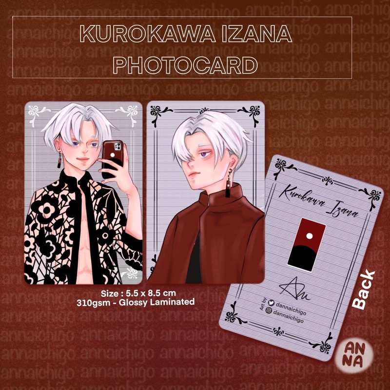 KUROKAWA IZANA PHOTOCARD - TOKYO REVENGERS [ANNAICHIGO.ID]