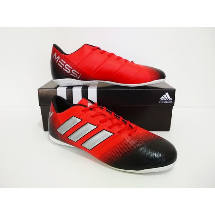 Olahraga SEPATU FUTSAL Adidas NEMEZIZ IC New Grade Ori (Red Black)