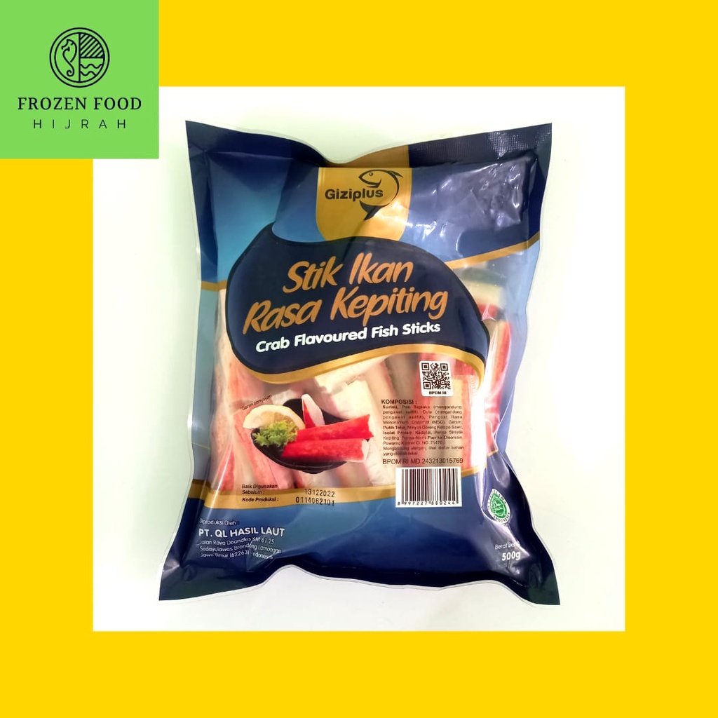 

GIZIPLUS STIK IKAN RASA KEPITING 500GR