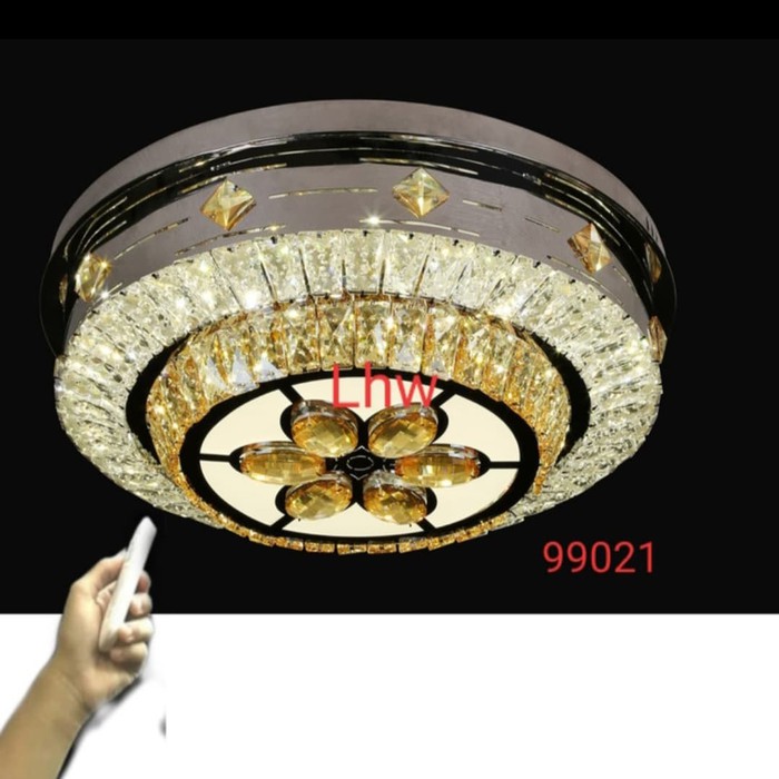 Lampu hias plafon/ ceiling lamp remote 99021 dekorasi indoor ruang tamu