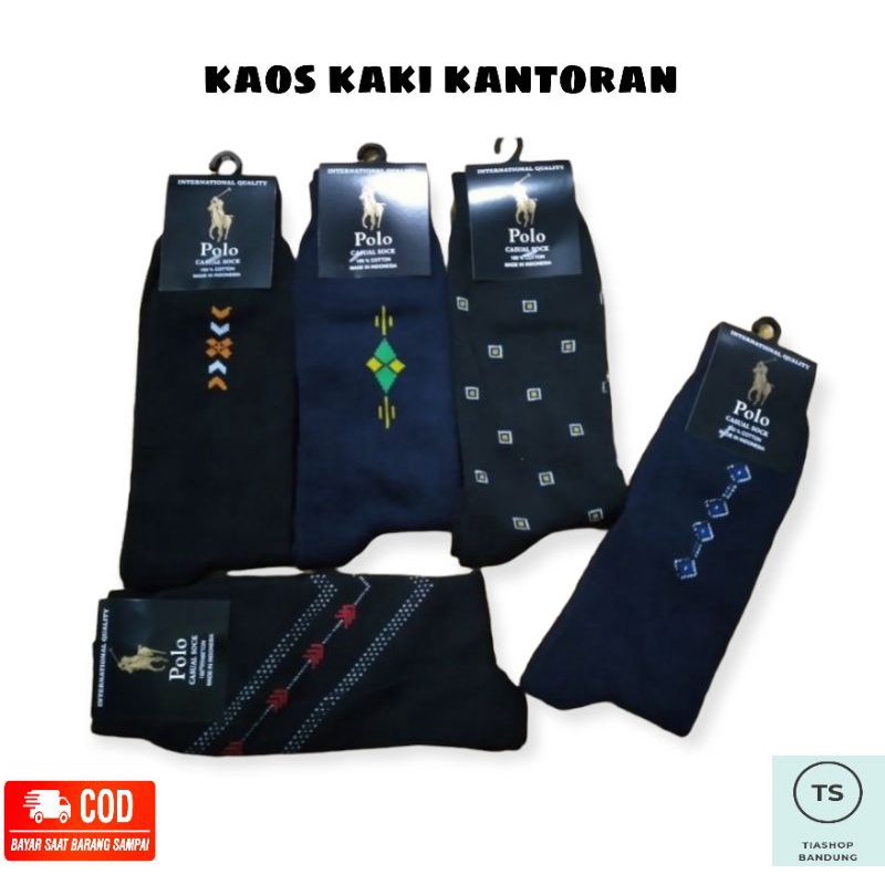 Kaos Kaki Kantor Panjang Pria || Kaos Kaki Kerja || Kaos Kaki Kantoran Motif