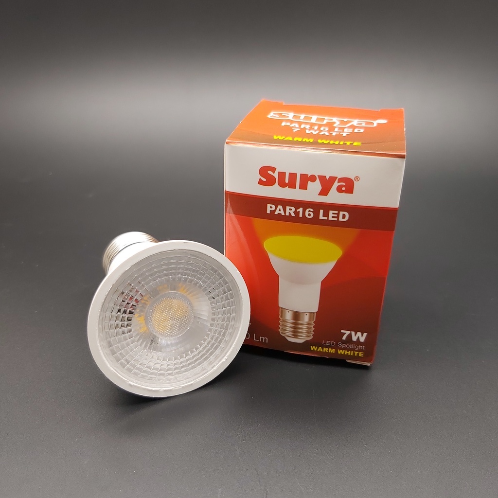 Lampu Sorot Led Surya PAR16 7 Watt Spot Light E27 Warm White