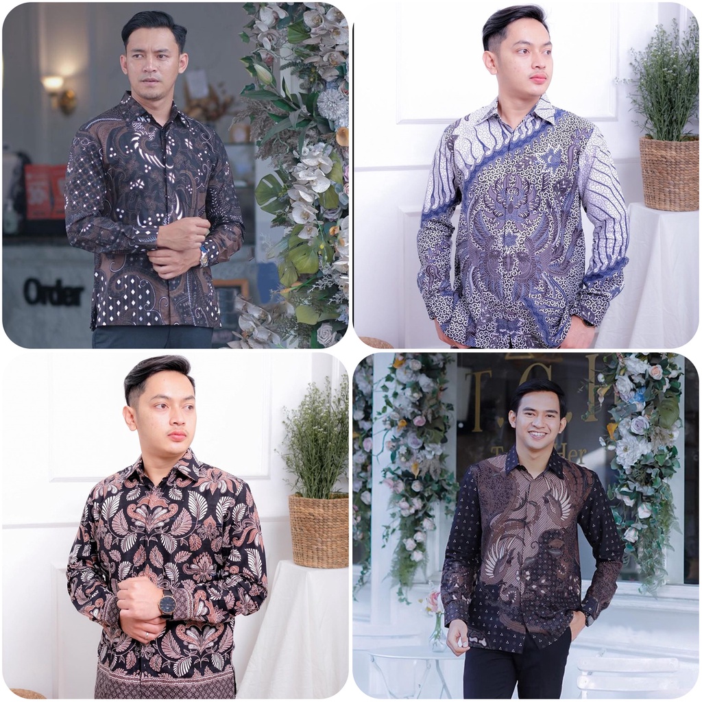 NAYAKA BATIK - KEMEJA BATIK COWOK - KEMEJA LENGAN PANJANG - KEMEJA DEWASA BATIK - KEMEJA BATIK KANTORAN KONDANGAN KATUN HALUS