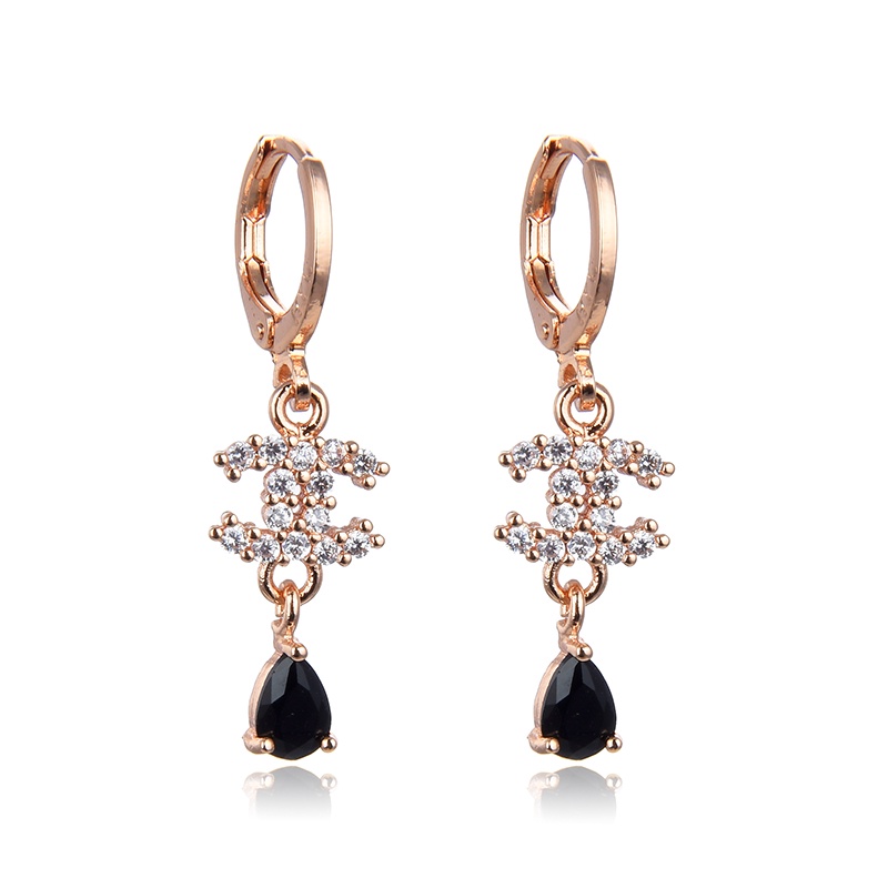 anting titanium wanita emas muda anti karat dewasa tusuk korea asli panjang dan luntur korea style selamanya dewasa 22e