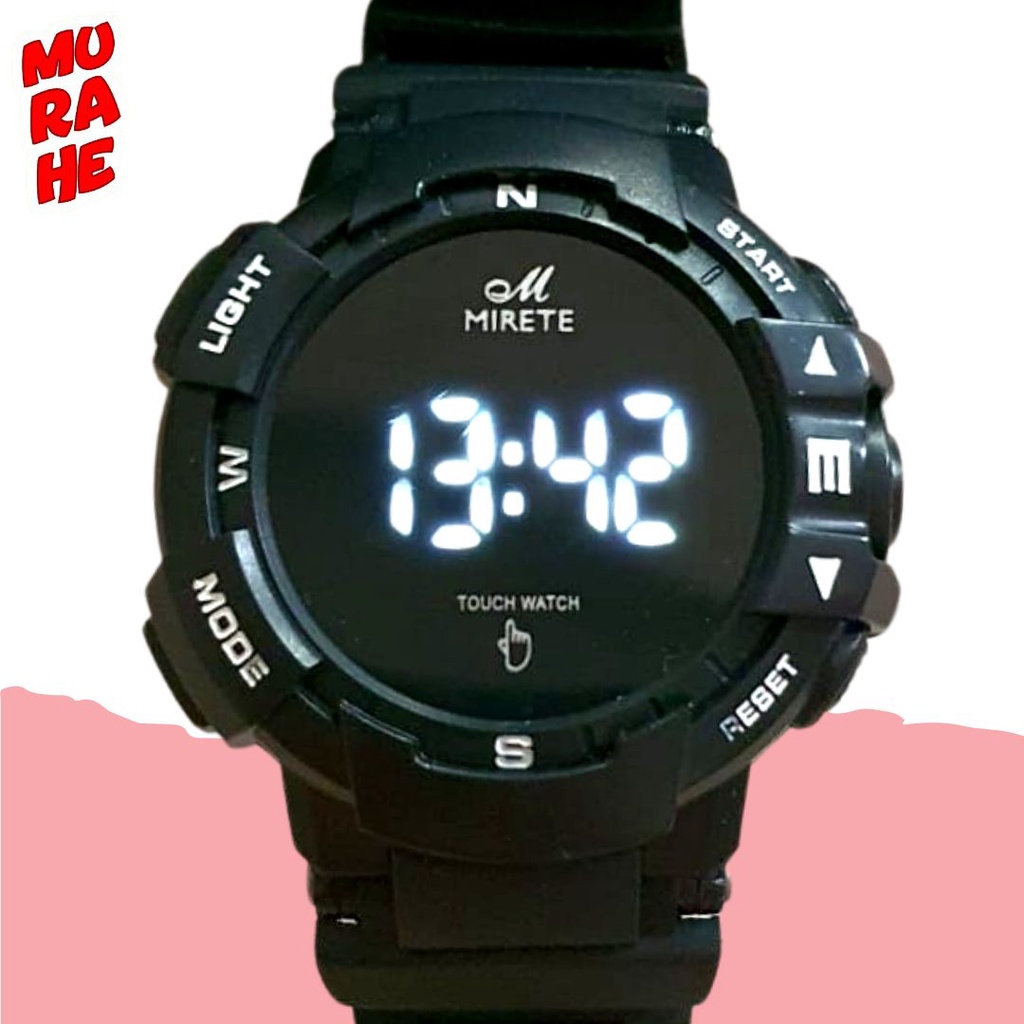 [COD] Jam Tangan Pria Wanita Digital Kasual Bulat Sport / Digital LED Touch Screen Layar Sentuh 782