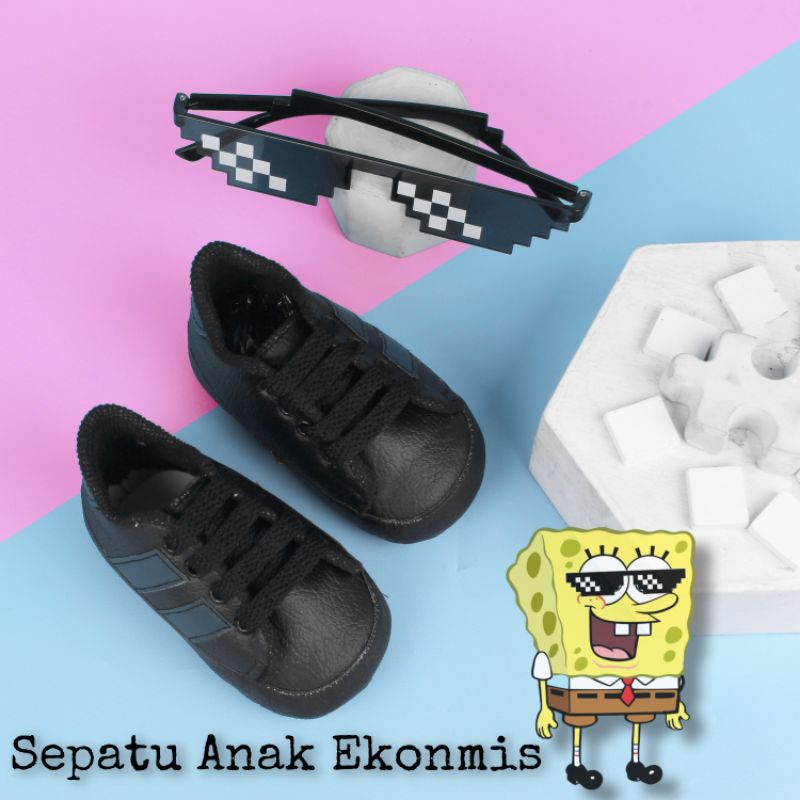 Prewalker Sepatu Bayi Laki-laki Usia 0 6-12 Bulan Belajar Jalan ADS Sepatu Anak Ekonomis