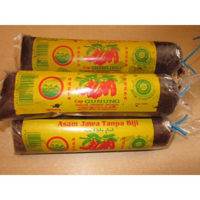 

ASAM JAWA TANPA BIJI CAP GUNUNG 150gram/ Asem Jawa/Bumbu/Penyedap Asem