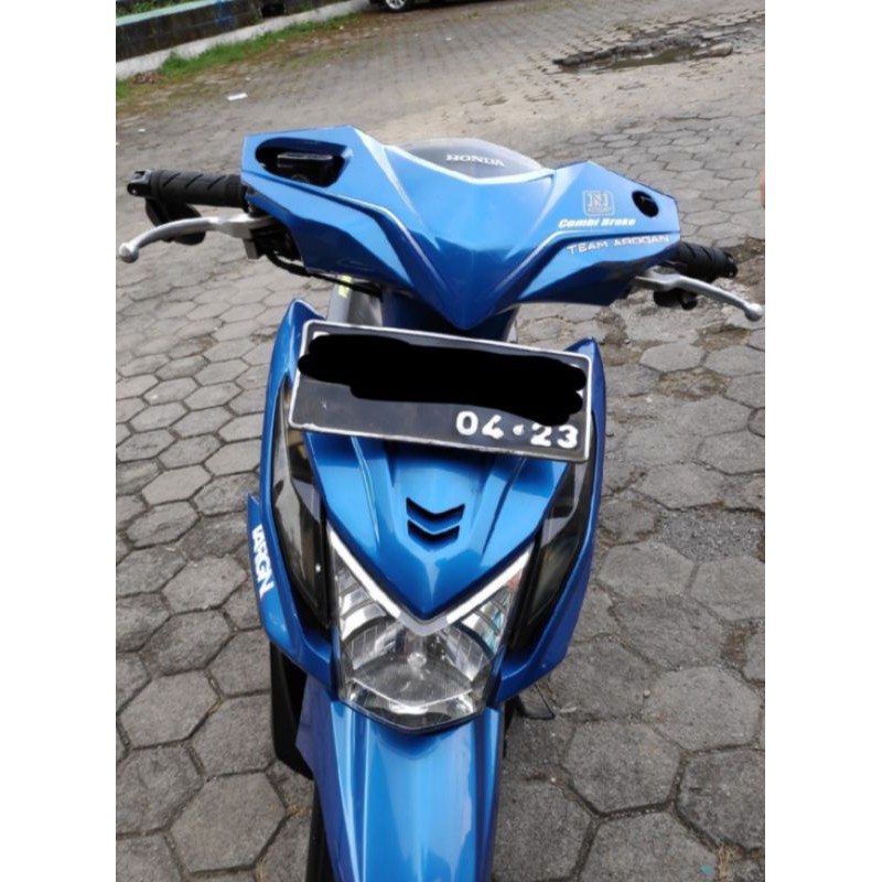 BRACKET DUDUKAN PLAT NOMOR MAGNET HONDA BEAT FI AR41