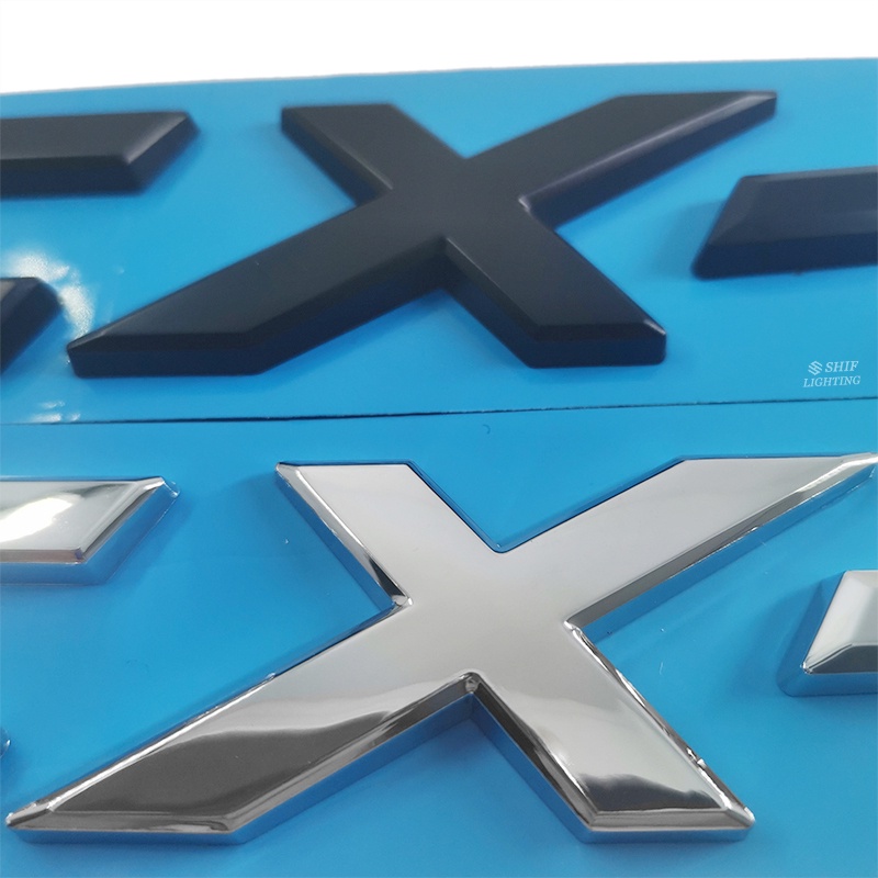 1pc Stiker Emblem Logo CX5 Pengganti Bahan ABS Warna Krom Hitam Untuk MAZDA CX-5