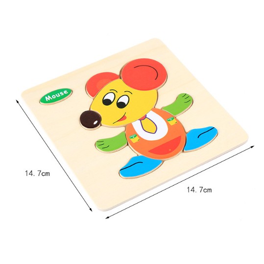 [1KG 26PCS] Babyland Puzzle Jigsaw Animal / Mainan Puzzle Anak Kualitas Tinggi , Warna Jelas