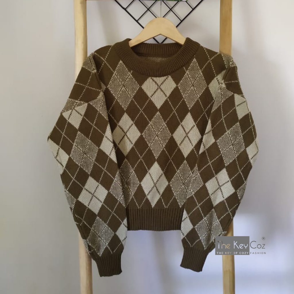 Argyle knit