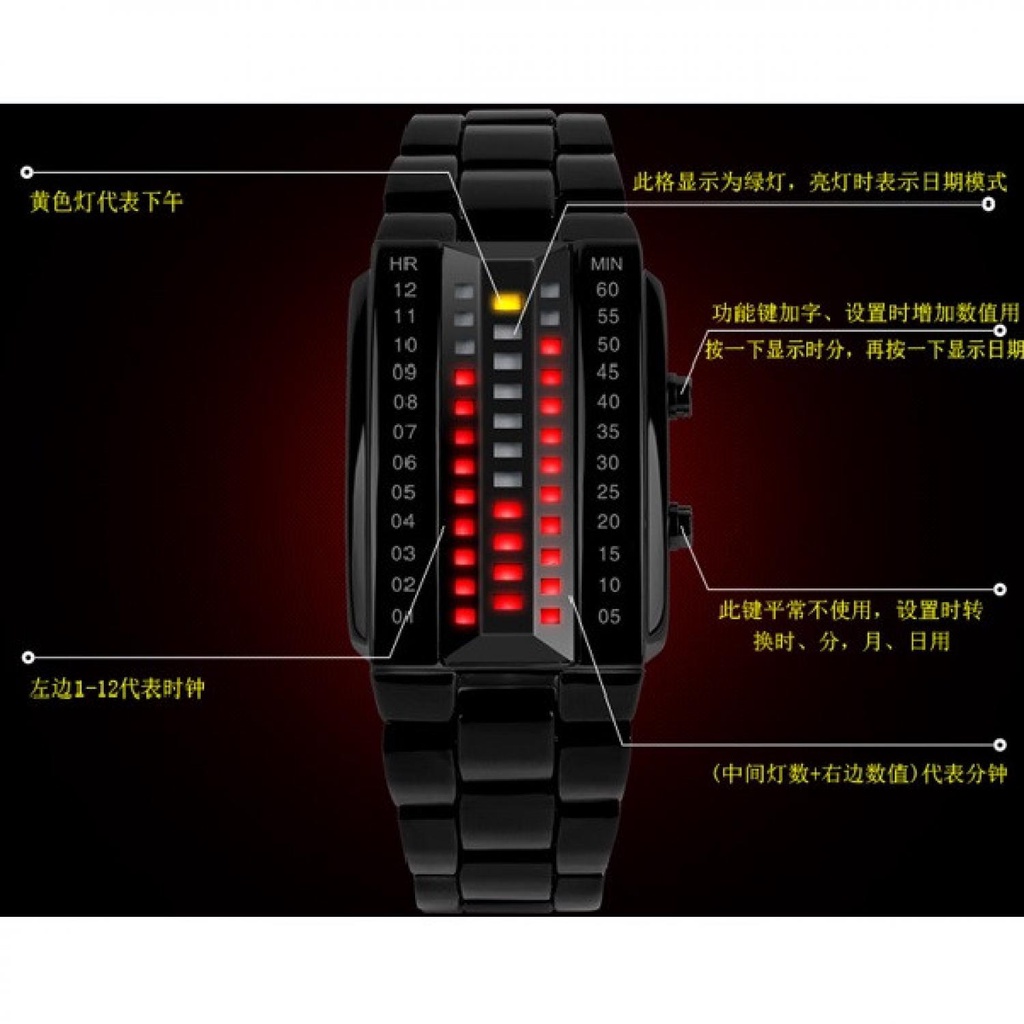 IDN - SKMEI Jam Tangan LED - 1035/1013