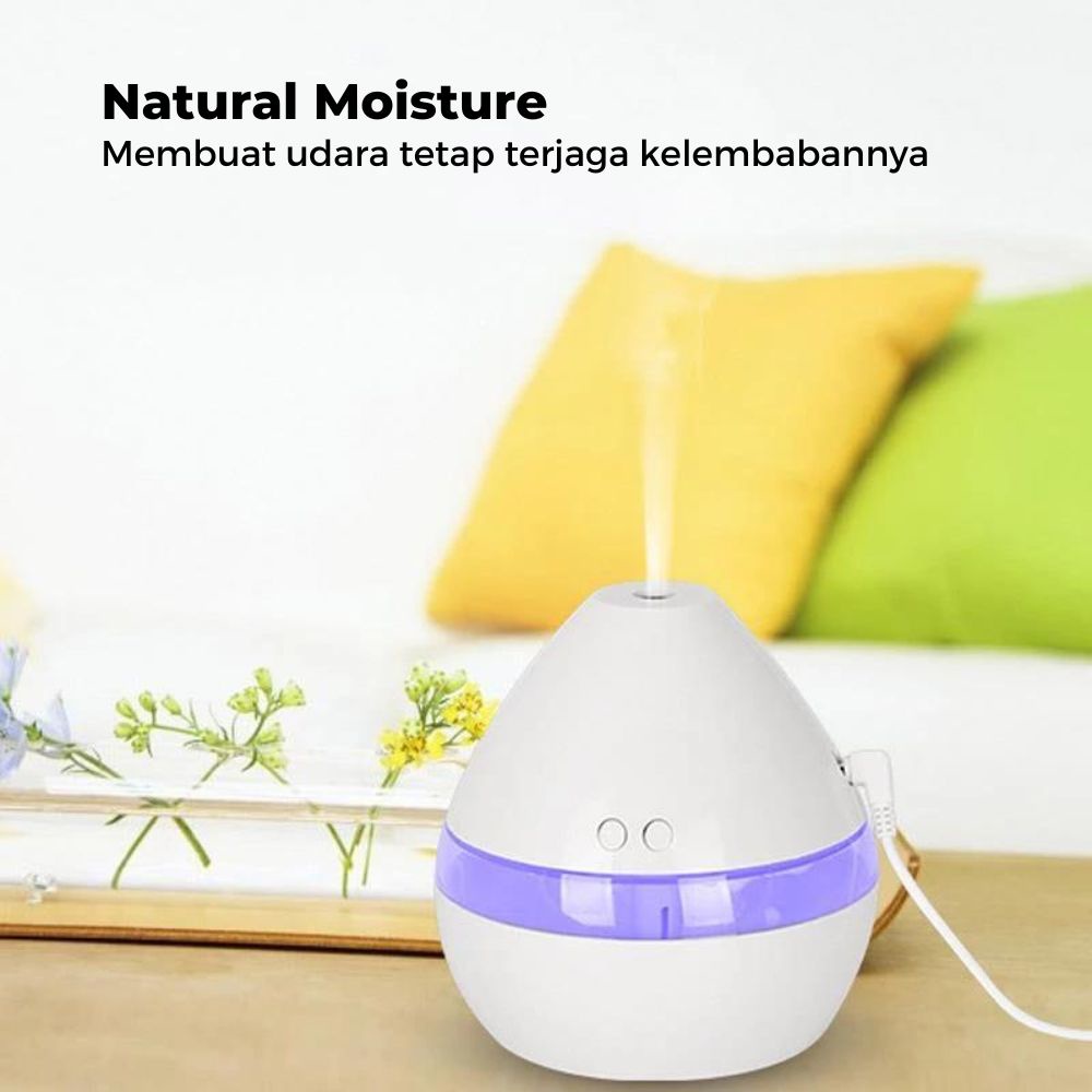 GRATIS EMAS  Air Humidifier Aroma Therapy Night Light pengharum ruangan pelembab udara 300ml