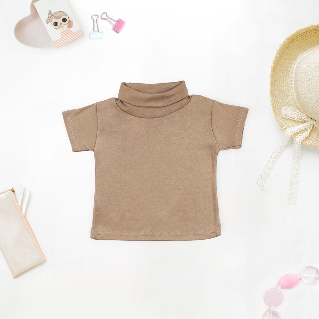 Owlet - Kaos anak perempuan / Atasan anak perempuan 1-7 tahun / Atasan anak turtle neck