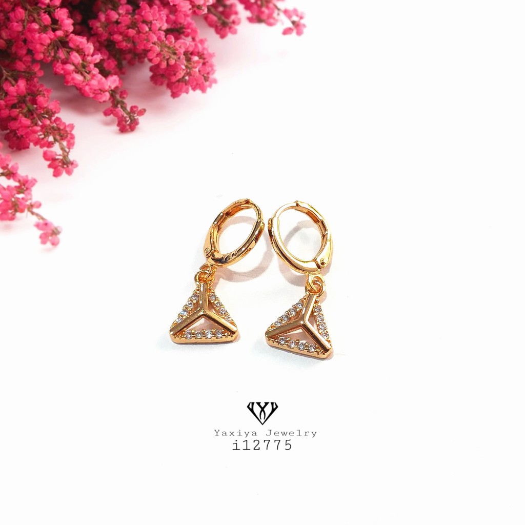 

Anting Permata Lapis emas Perhiasan imitasi Gold Yaxiya Jewelry I12775