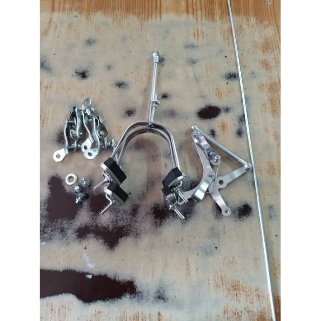 Rem komplit sepeda 28 untuk laki laki/ Brake sepeda / Rem komplit depan belakang sepeda onthel