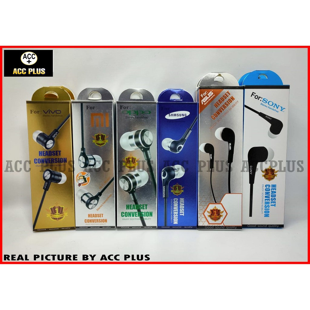 Headset Handsfree Earphone Murah Mega Bass Sony Vivo Samsung Oppo Xiaomi Asus Semua Android Murah Berkualitas