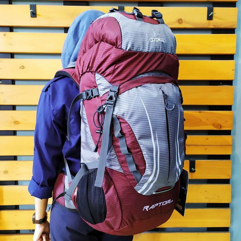 Tas Keril Cozmeed 40 Liter Baby Raptor Abu Merah