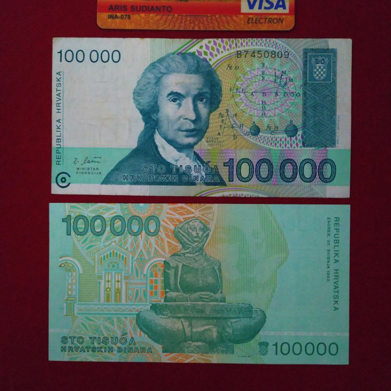 Republika hrvatska 50000 dinara berapa rupiah