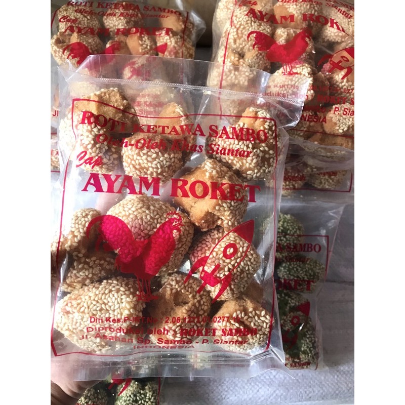 Jual Roti Ketawa Sambo Cap Ayam Roket Khas Kota Pematang Siantar