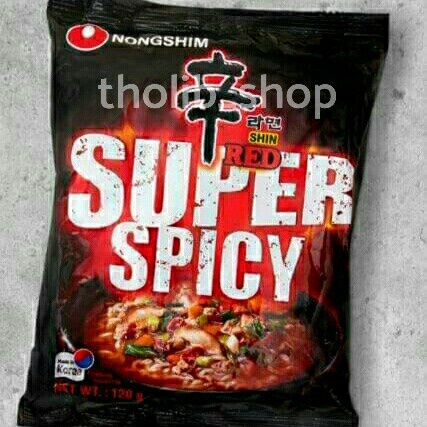 

nongshim shin ramyun korea red super hot 120gr