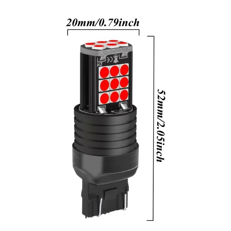 Lampu LED T20 7443 24smd superbright rem senja