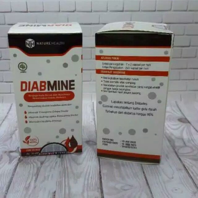 Diabmine obat diabetes herbal jaminan original 100 %