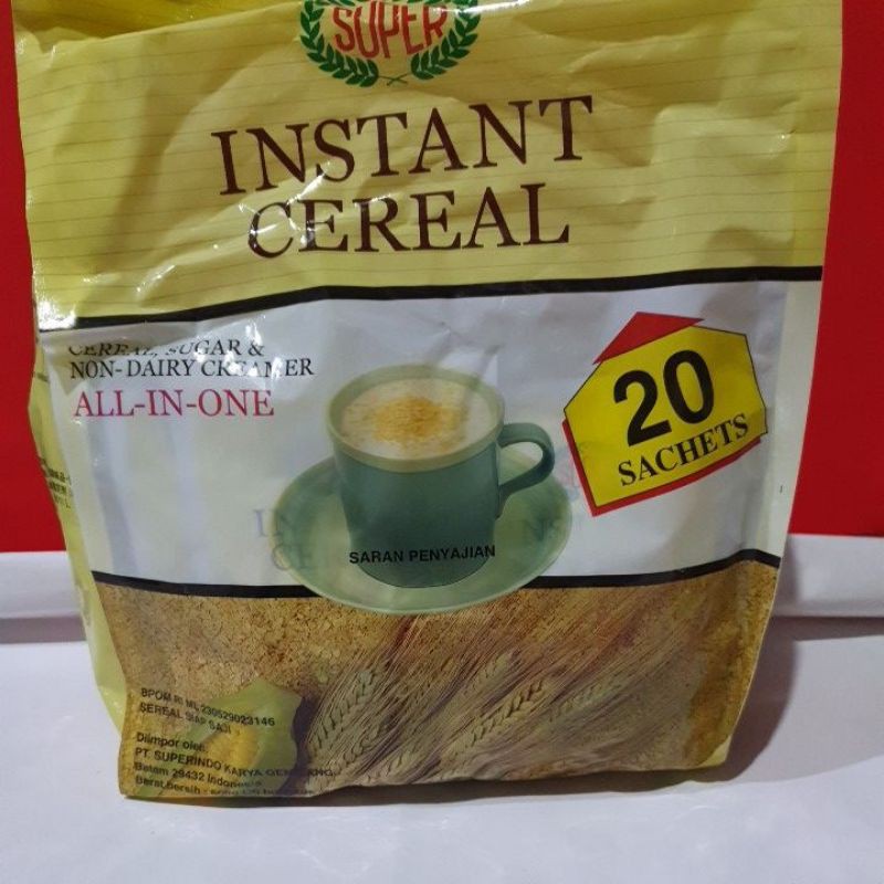 

Super instant cereal