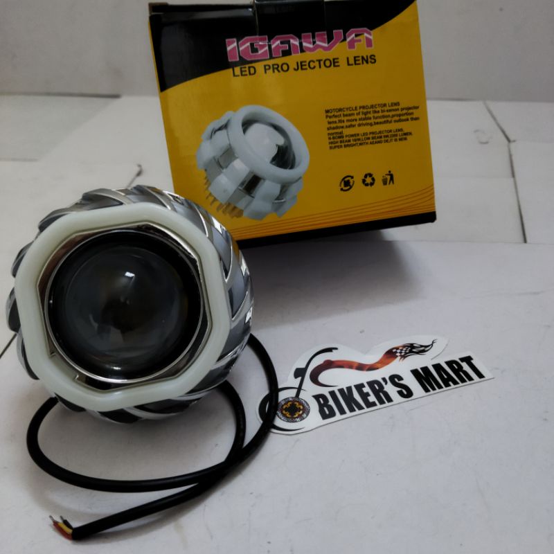 Lampu LED Projie kotak 2 Mata Igawa
