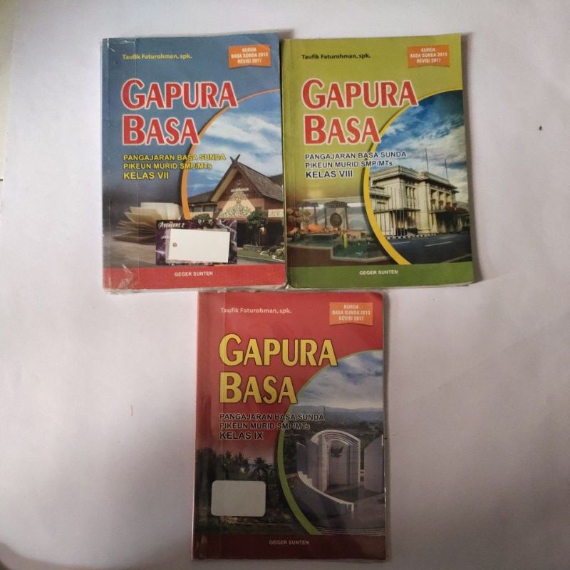 (preloved) bahasa sunda GAPURA BASA GEGER SUNTEN KELAS 1 2 3 SMP