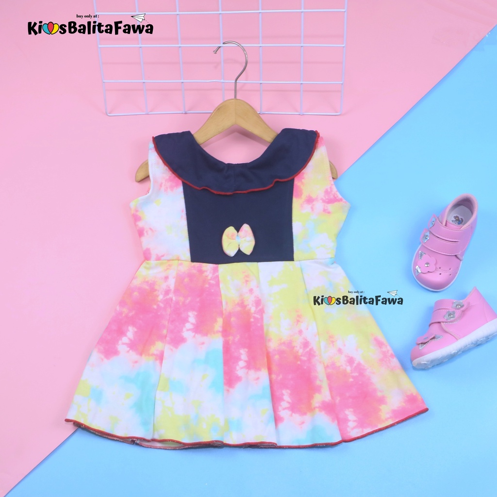 (BLUDRU FLANEL) Dress Cantika uk 1-2 Tahun / Baju Anak Perempuan Harian Yukensi Murah Grosir