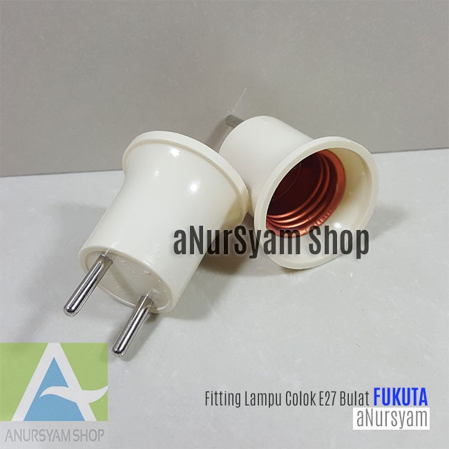 Jual Fitting Lampu Colok E27 Bulat Fukuta Shopee Indonesia